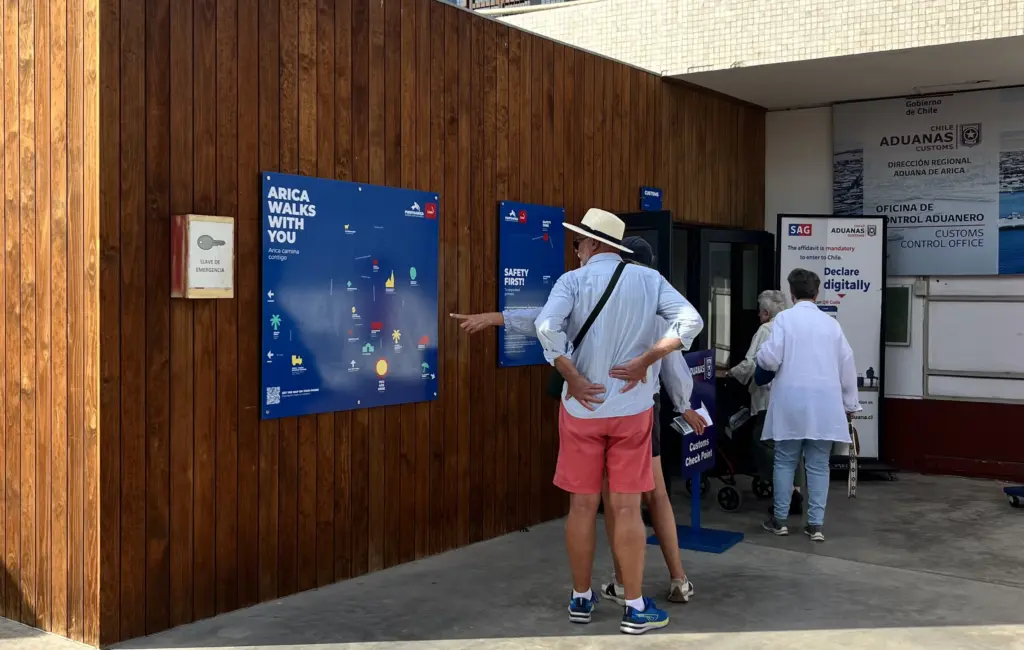 Puerto de Arica incorpora identidad de Marca Chile en su terminal de cruceros
