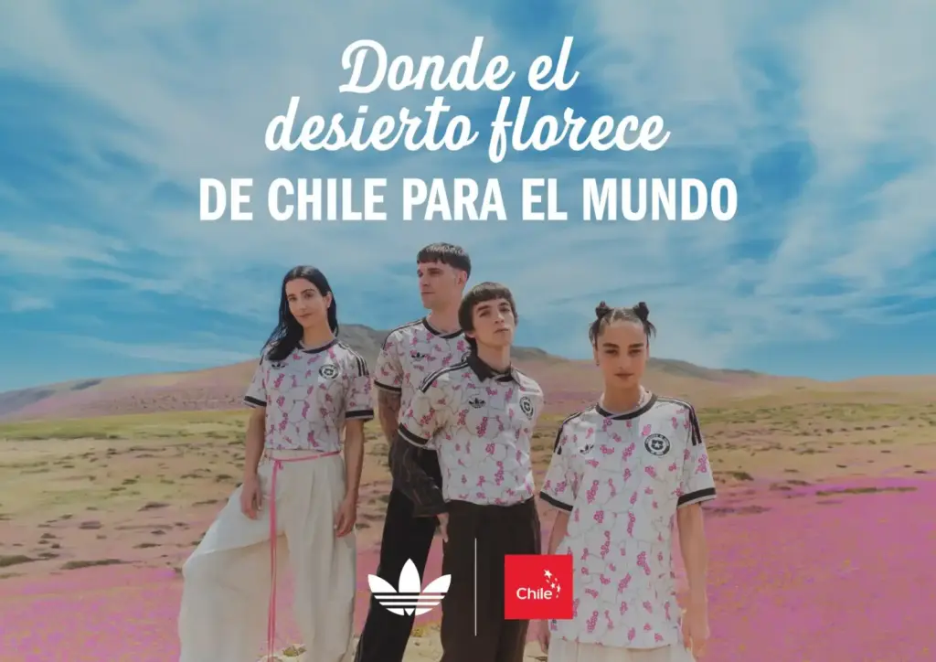 Adidas presenta la nueva camiseta de la Selección Nacional con un homenaje al Desierto Florido y al orgullo de ser chileno